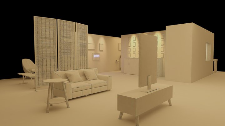 The Artist's Residency 3D Model