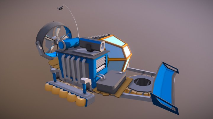 Hovercar 3D Model