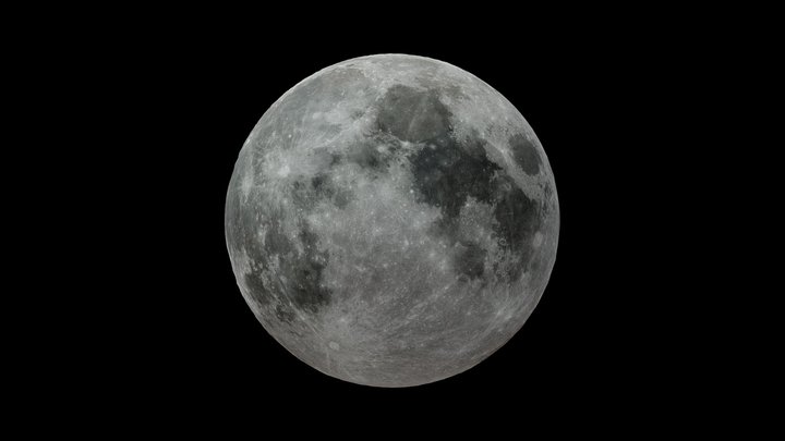 Moon 3D Model
