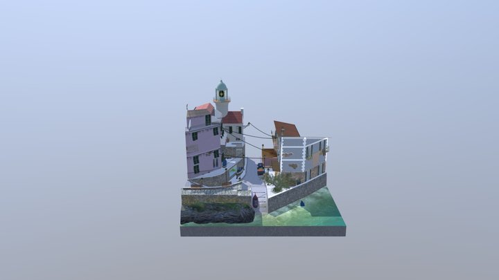 1DAE20_Rius_Jarne_CityScene 3D Model