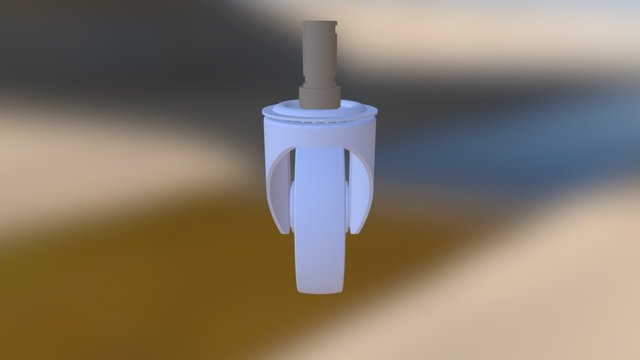 caster 3D Model