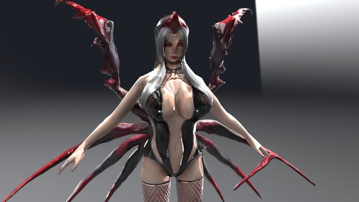 Spider girl 3D Model
