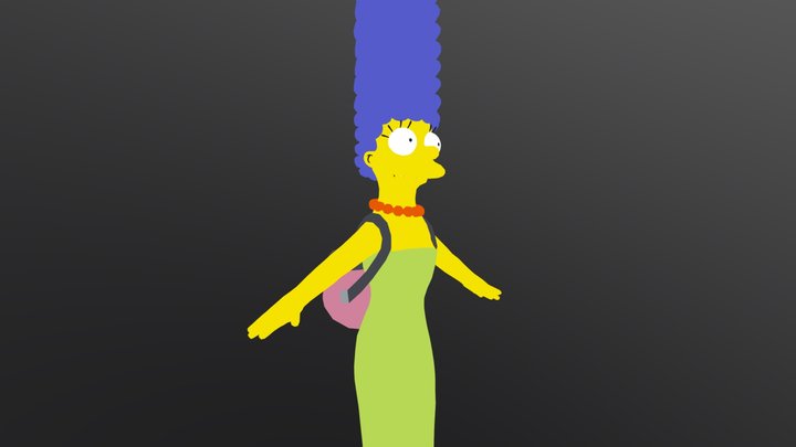 strapless open back dress the simpsons MARGE SIMPSON playmates tracy ulman show   ActionFiguresandComics