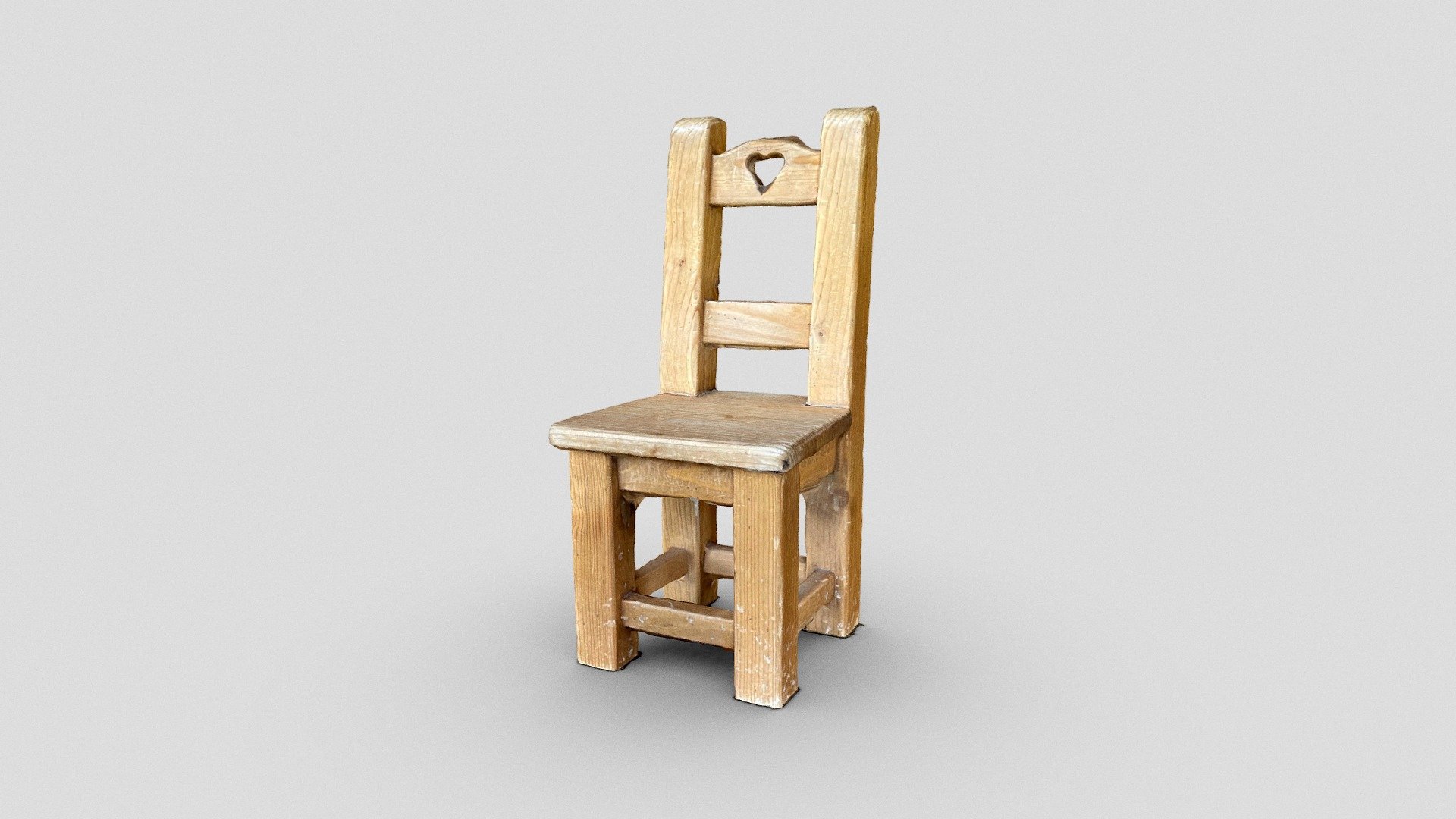 Tiny wooden chair