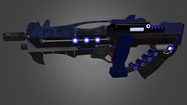 Gun 3D Model