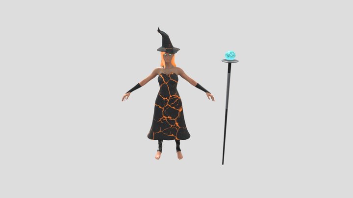 Witch 3D Model