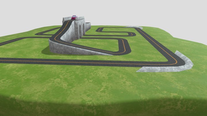 Racing Track 3D Model