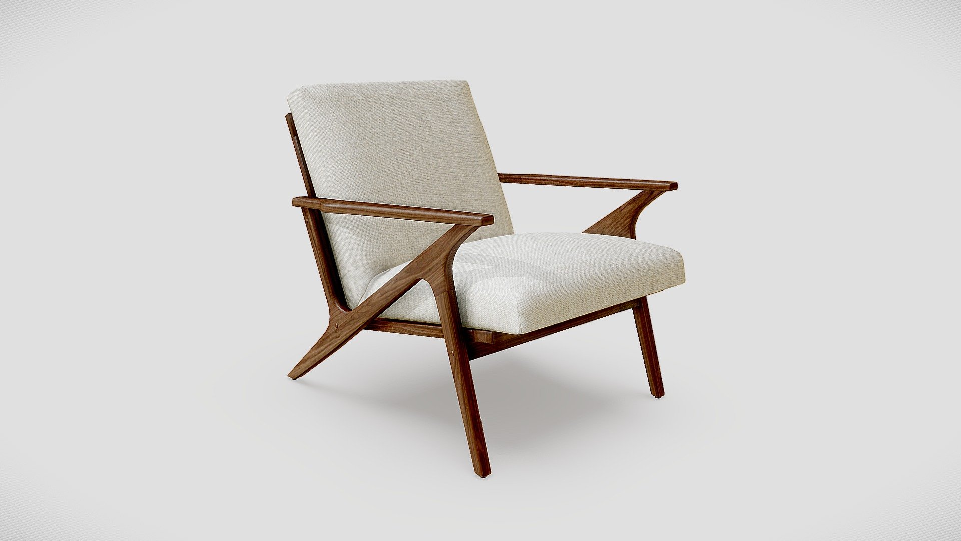 Cavett wood frame chair hot sale