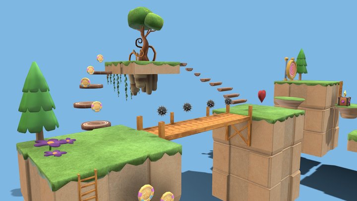 Manoukyan_Taron_A04_StylizedLevel_ 3D Model