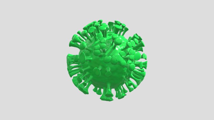 Corona Virus Covid-19 3D Model