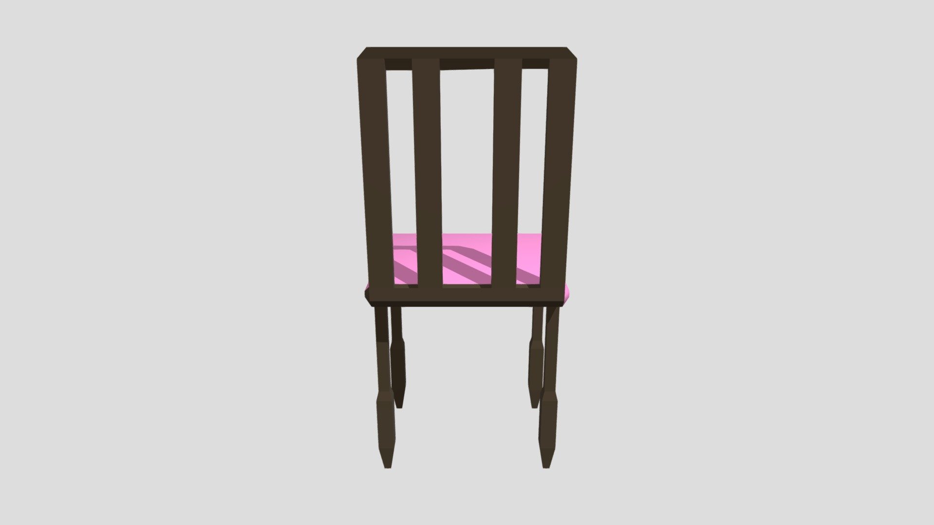 Стол за 5 минути Chair low poly