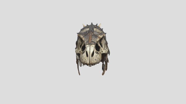 Dino Warrior Helmet 3D Model