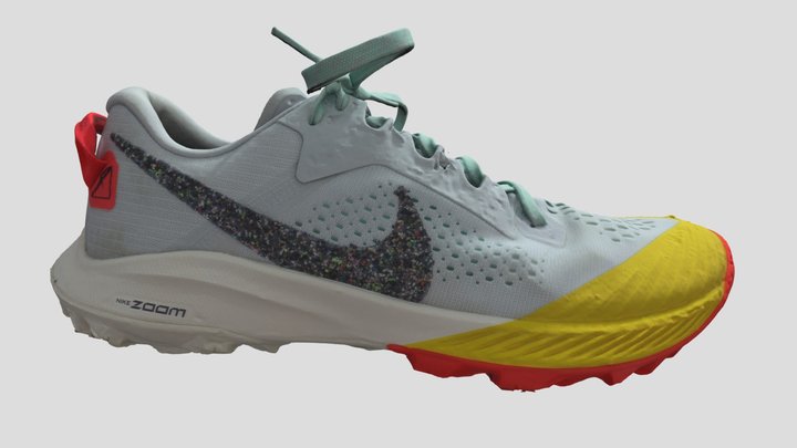 Nike ZOOM Pegasus Trail Running Shoe 3D Model