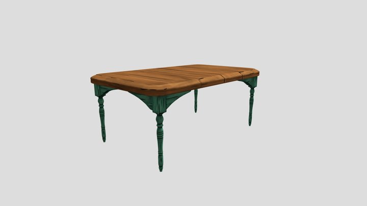 Cartoon table 3D Model