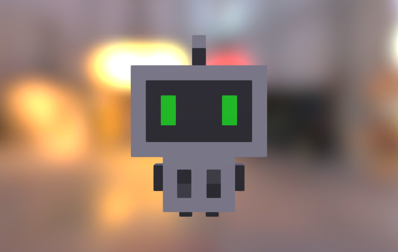 Voxel Robot - Download Free 3D Model By ZentoZekto [0a719b7] - Sketchfab