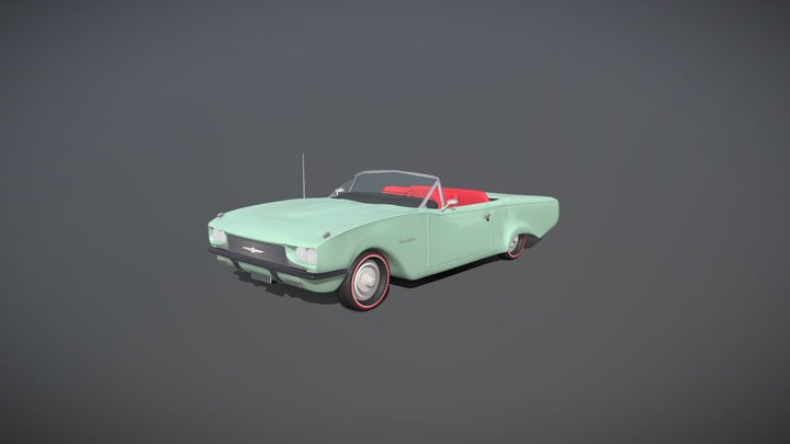 Ford Thunderbird '66 (Free Model) 3D Model