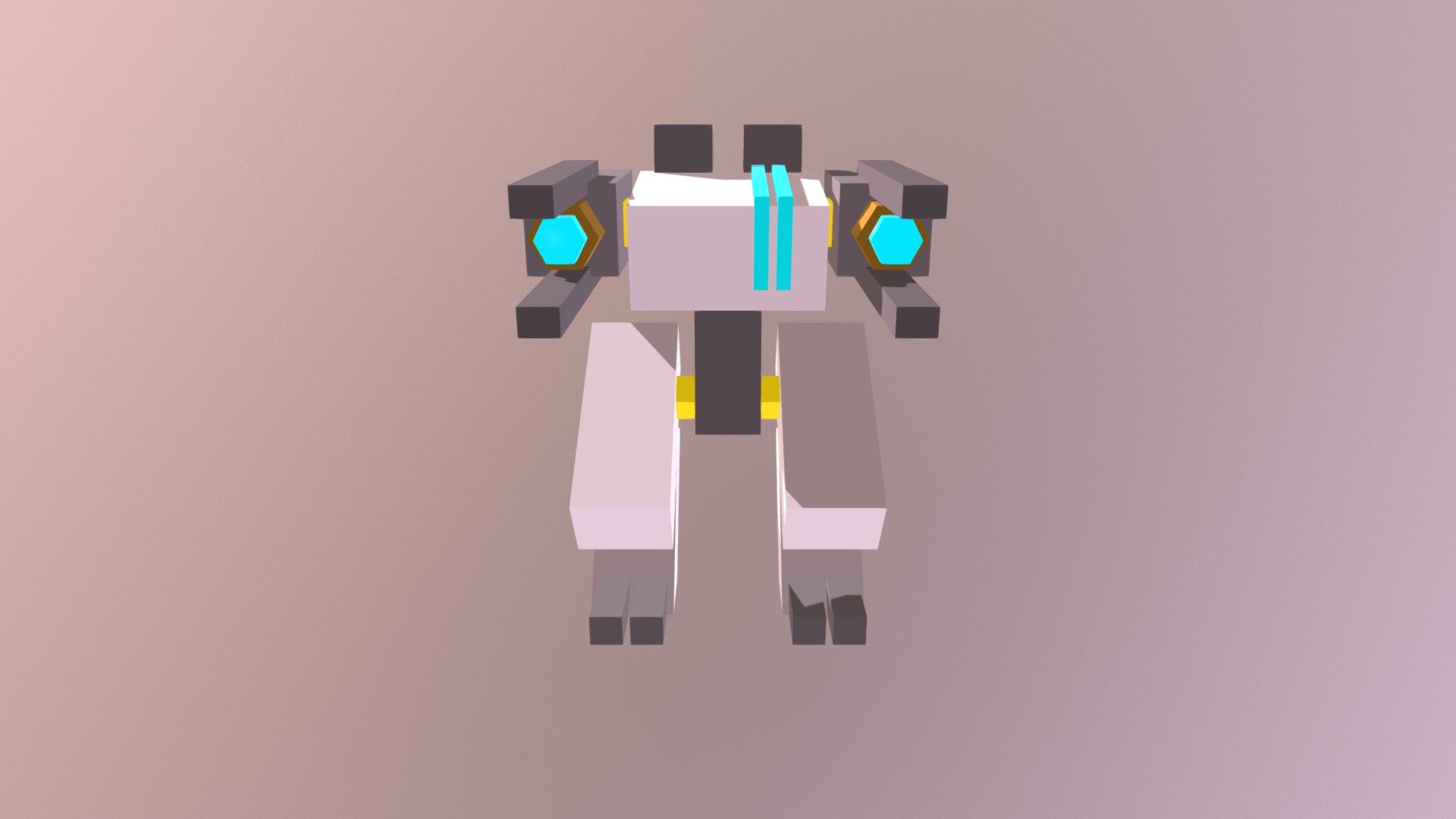 Player Rail Cannon 3D model by
