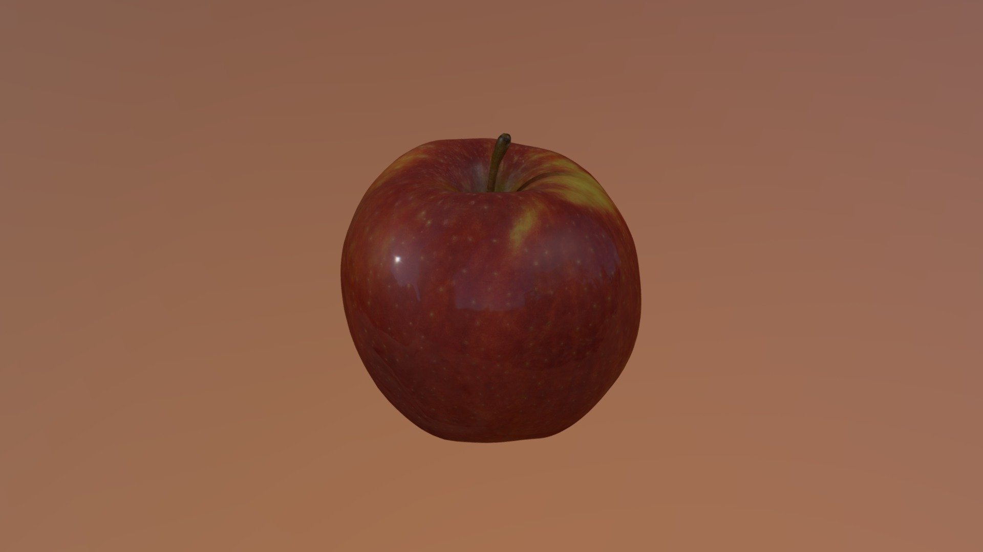 Apple 3D Model 2