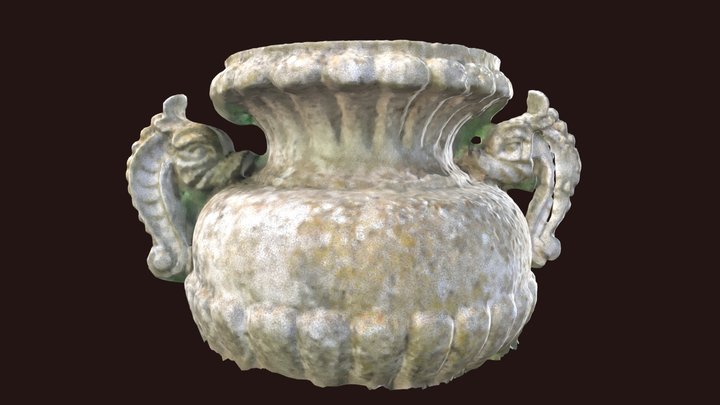 Tinaja Ornamental  / Ornamental Jar (partial) 3D Model