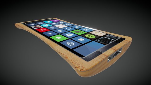 Bamboo Phone 3D Model