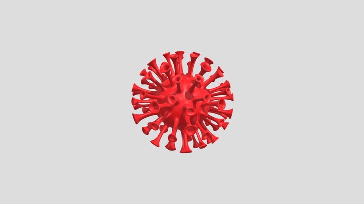Corona Virus 3D Model