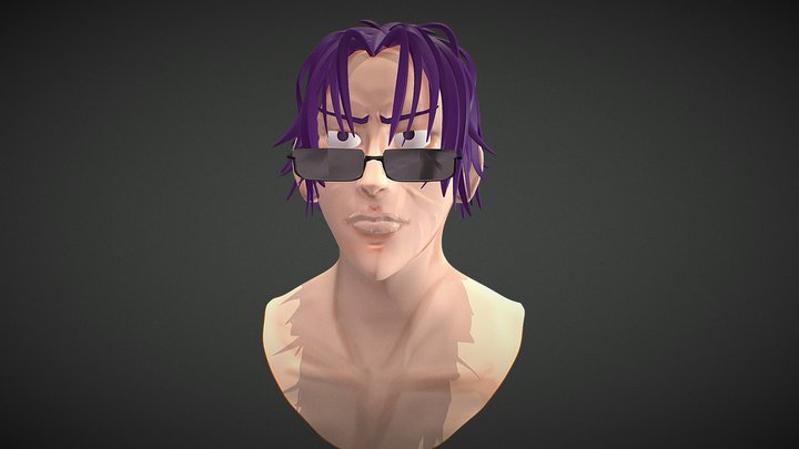Aren Kuboyasu bust - Saiki K 3D Model