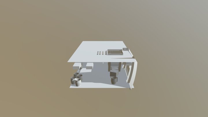 Barrells& Crates 3D Model