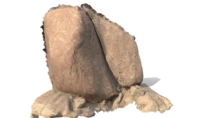 Split Rock - Joshua Tree 3D Model