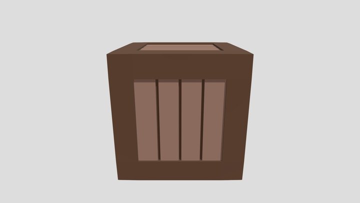 Holzkiste 3D Model