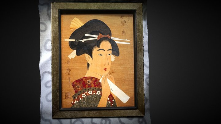 Japanese Picture 3D Model
