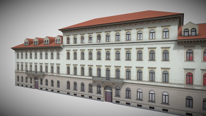 Hotel "Bavarian Court", Dresden, Germany 3D Model