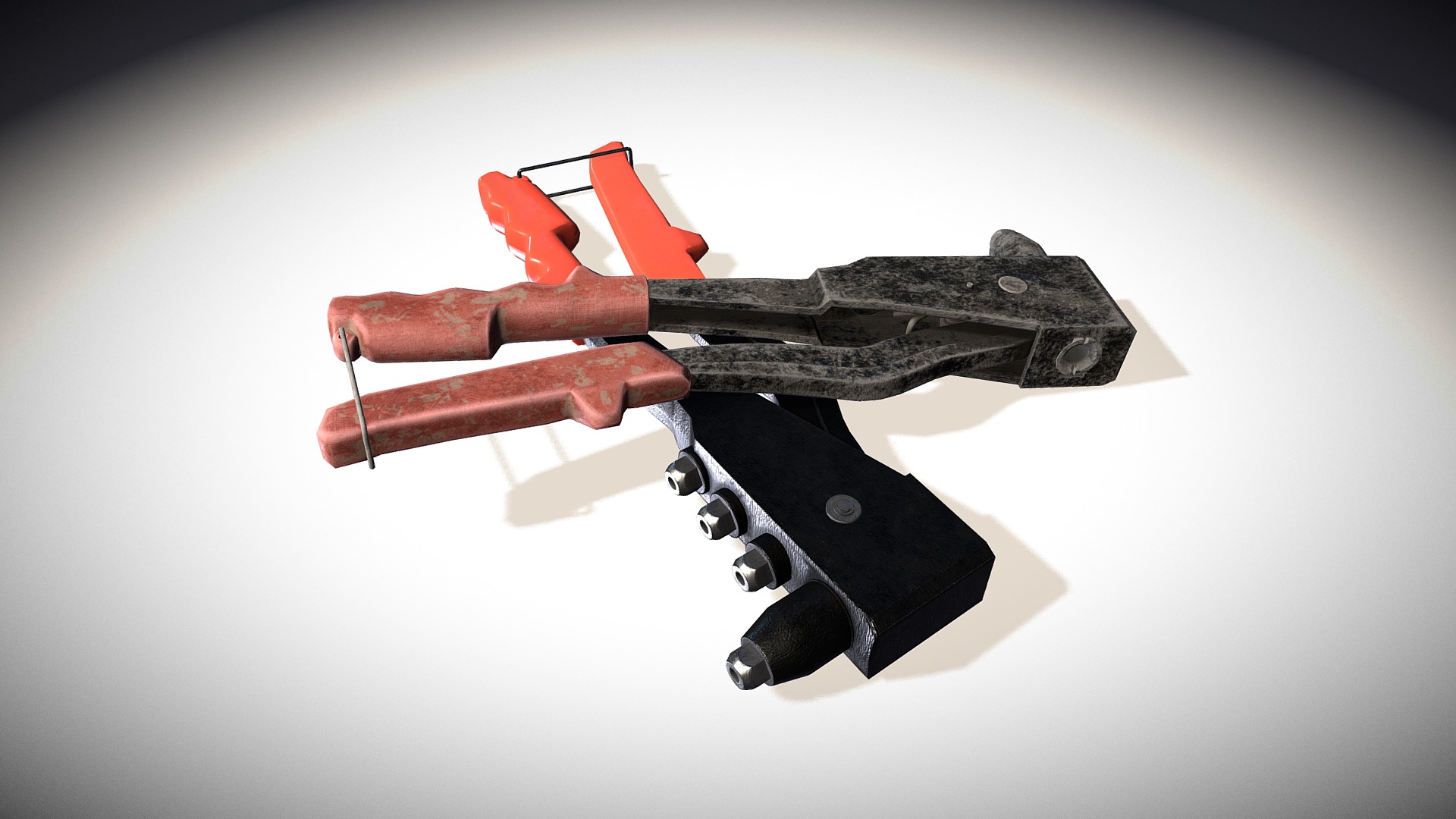 3D model Rivet Gun - This is a 3D model of the Rivet Gun. The 3D model is about a set of keys.