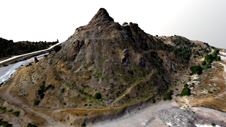 Volcanic Dome, Eressos, Lesvos Island 3D Model