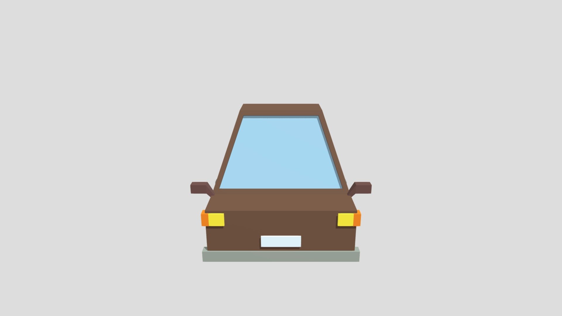 Low poly Stylized Truck