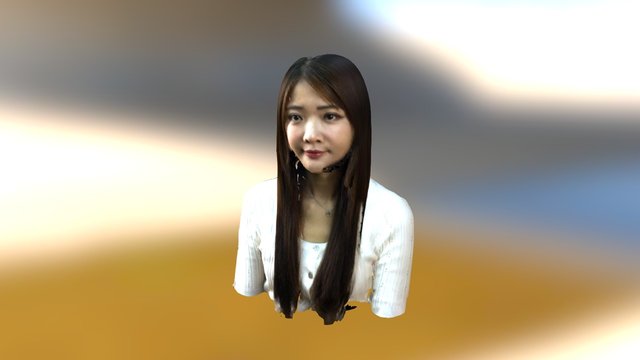 3d scan of a girl 3D Model