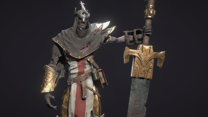 Stelae knight 3D Model