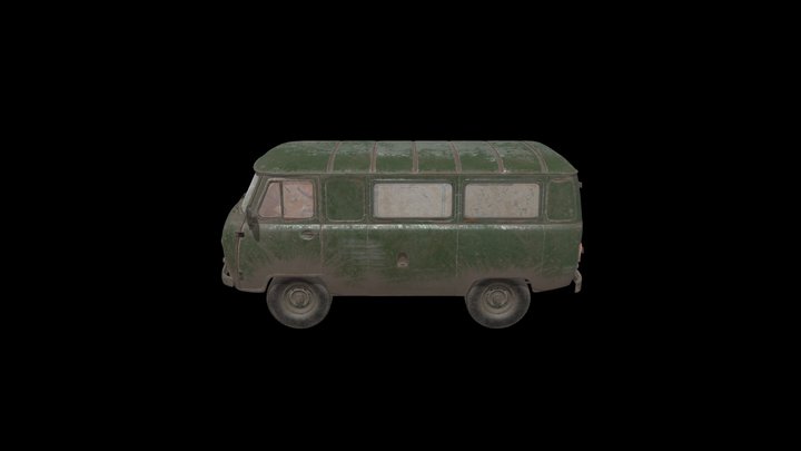 UAZ Buhanka 3D Model