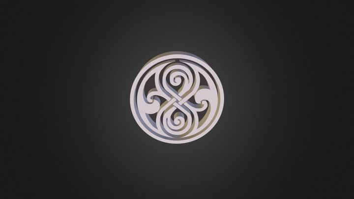 Seal of Rassilon 3D 3D Model