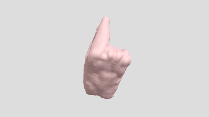 white hand 3D Model