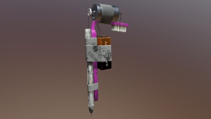 HANDMADE TATTOO GUN - Gap tool assignment 3D Model