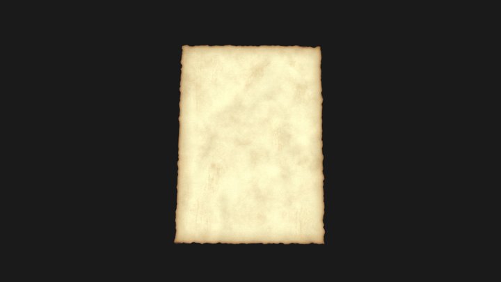 Old Paper 3D Model
