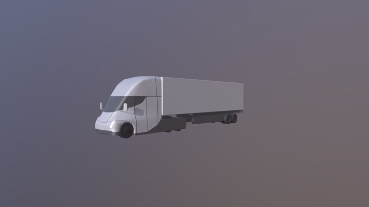 Tesla semi truck 3D Model