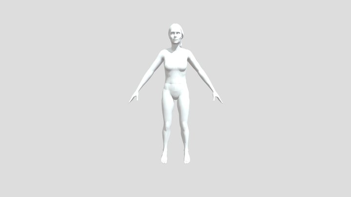 Alice Wake Underwear 3D Model