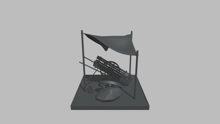 Tumbrel 3D Model