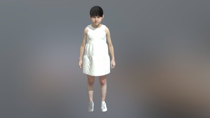 GIRLS DRESS 3D Model