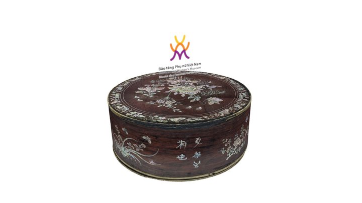 Betel Nut Lacqured Case 3D Model