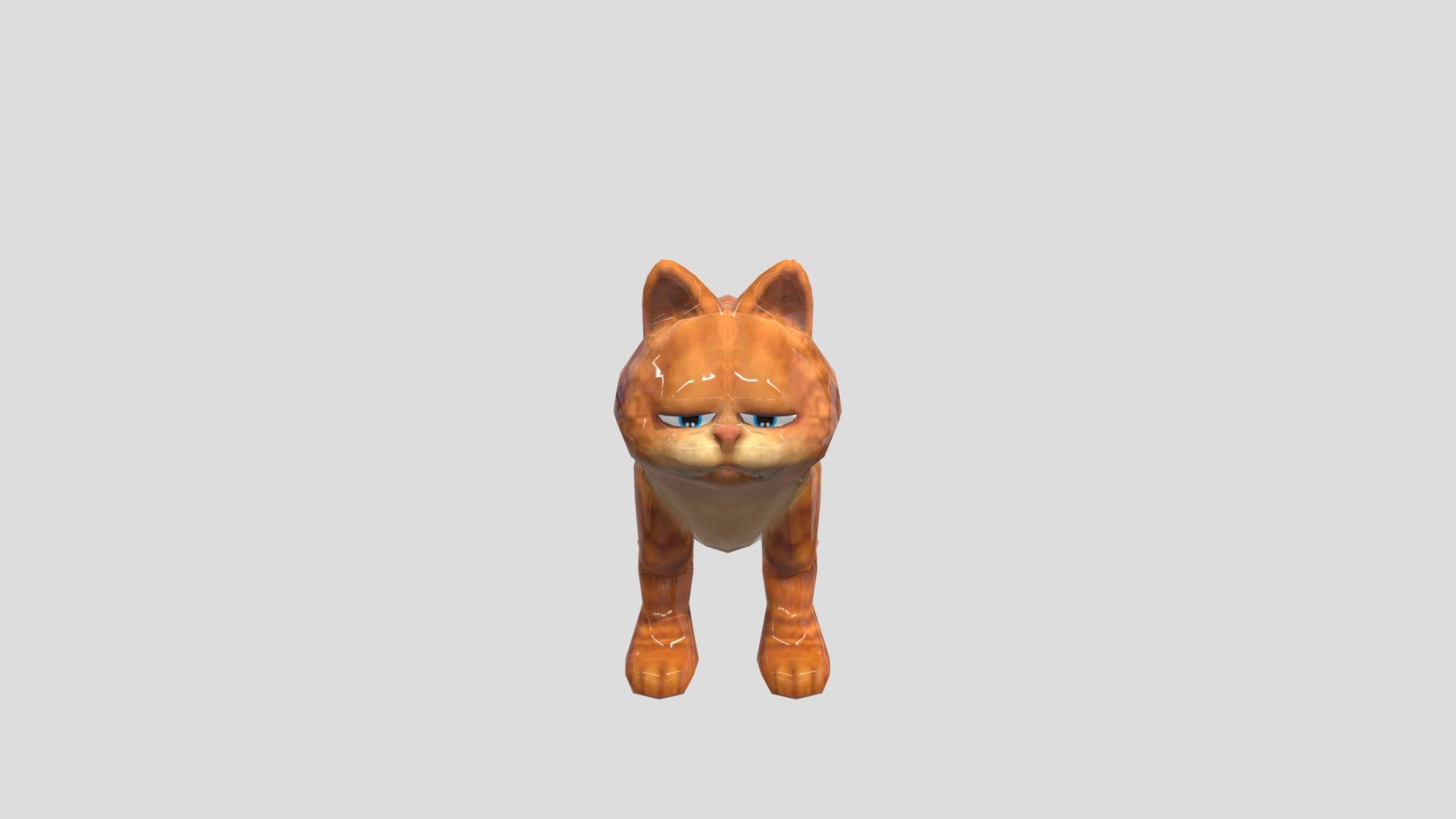 garfield - Download Free 3D model by Jacknjellify (@Pofdpoi) [0a7fc25 ...
