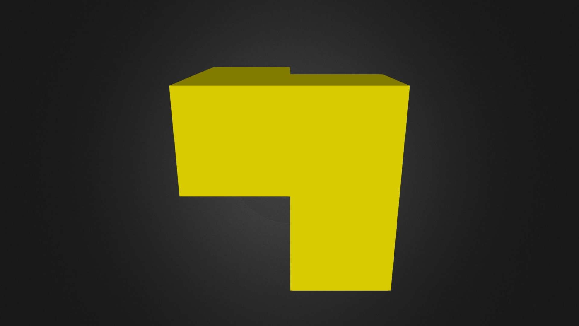 Yellow Puzzle Cube Parts