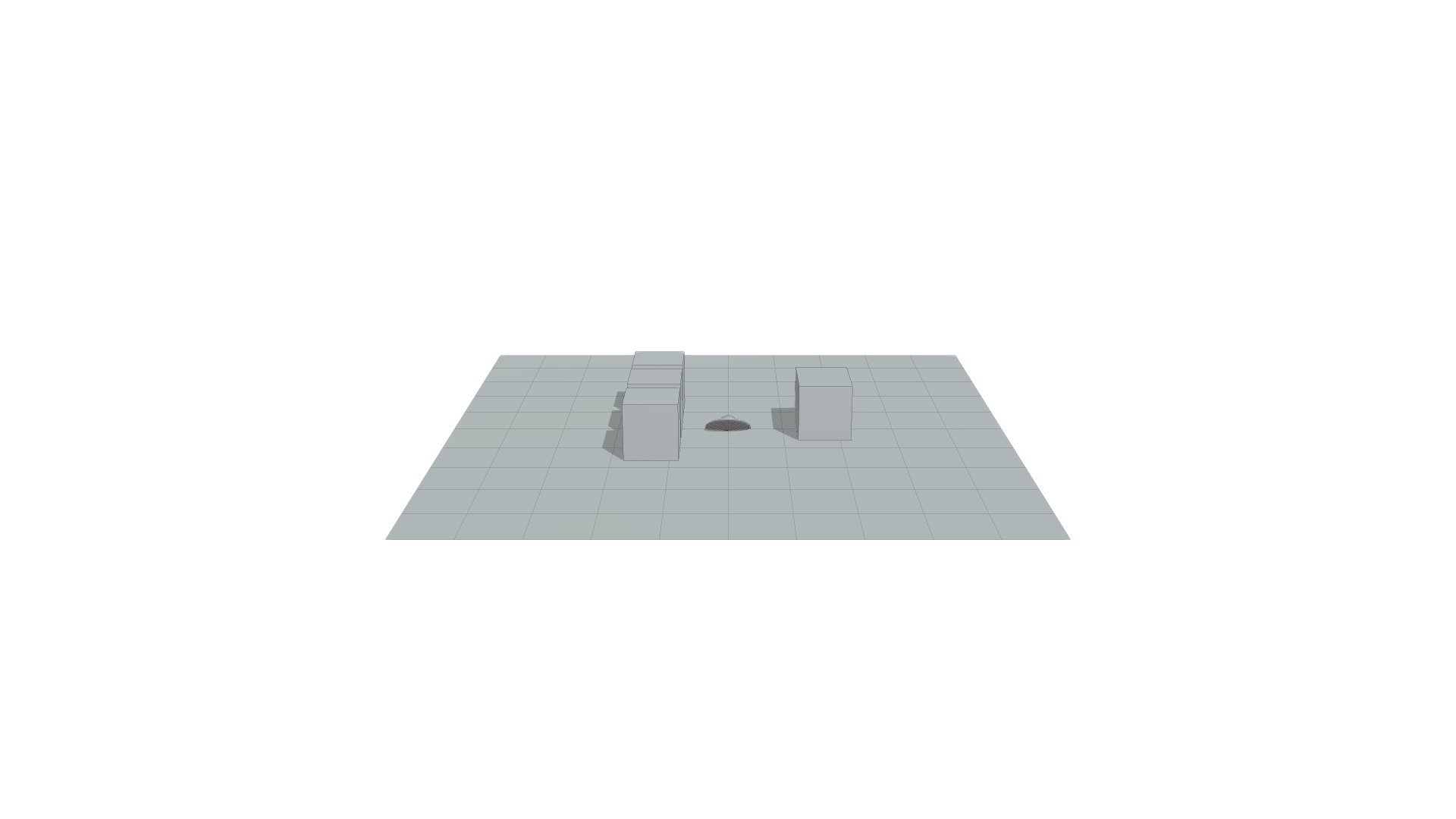 maya UFO scene