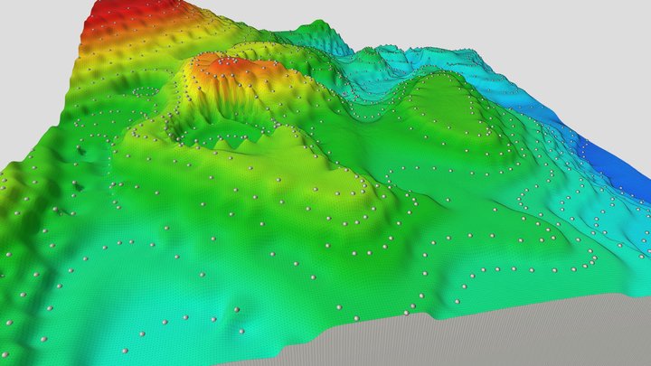 Morasko crater field: DTM 6 3D Model